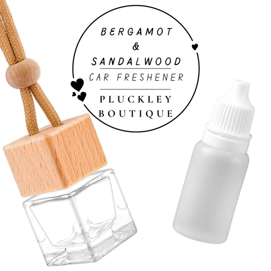 Bergamot & Sandalwood Car Diffuser Starter Pack