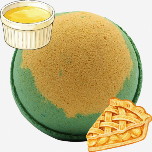 Apple Pie & Custard Bath Bomb
