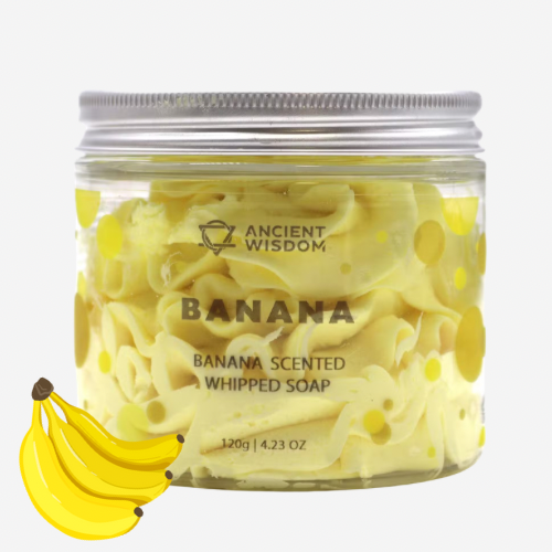Banana Whipped Soap 120g